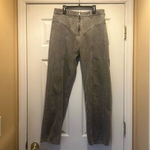 Zara gray zip pants